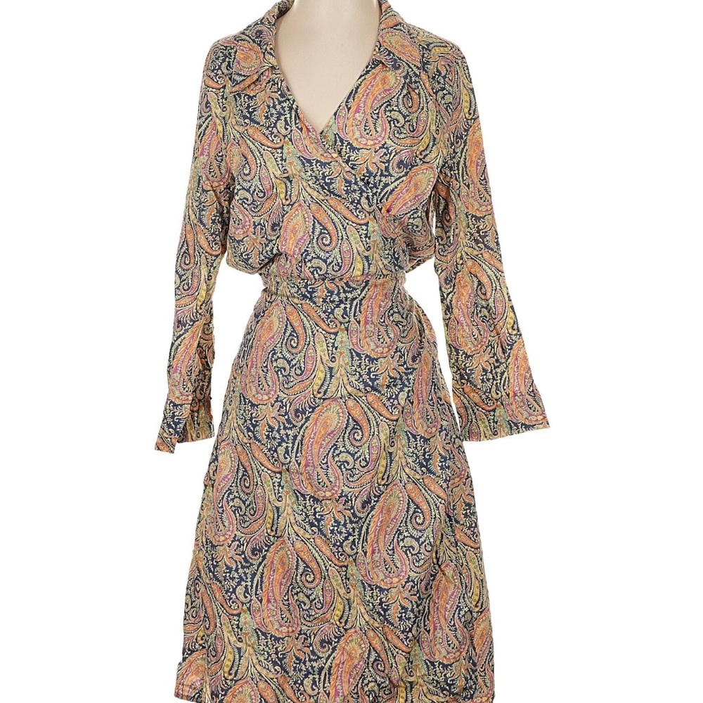 Colorful Patterned Women's Dress